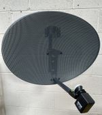 New Zone 2 Freesat 80cm Satellite Dish Kit & Quad lnb + HD for sky hotbird PVR