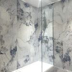 Blue Mystic Marble 1000mm Wide PVC Shower Wall Panel 1m x 2.4m Wet Wall Cladding
