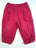 VINTAGE GUESS JEANS 90s Girls Pink Ruffle Pocket Bubble Pants 24M Made In USA