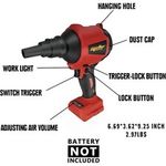Air Blower for Milwaukee 18V Battery (Tool Only) 50000RPM Cordless Dust Blower 