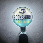 Brand New Rockshore Irish Lager Beer Badge! Rockshore Irish Lager Pump Badge!