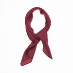 Nicki scarf silk scarf red burgundy twill silk 53x53cm