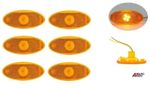 6X For Renault Master Vauxhall Movano 10-18 Side Marker Amber Led Lights
