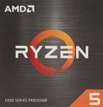 AMD Ryzen 5 5500 Processor 65W DTP AM4 Socket 19 MB 4.2 GHz 6 Cores/12 Threads