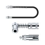 1 Set Right-Angle 90-Degree Push-on Grease Coupler With 1/8 Inch NPT Threads