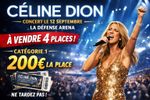 4 places pour le concert de Céline Dion à Paris 2026