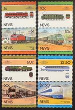 Nevis 1984 SG219-226 Leaders of the World Locomotives (2nd Series) Set of 8 MNH