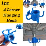 4 Corner Hanging Hook for Towels, Bags, Hats, Camping Tent & Outdoor Accessorie