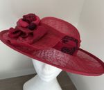 Deep Pink Hat Wedding Formal Mother Of The Bride Christening Races 