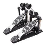 Twin Drum Pedal Double Bass Drum Pedal Two Chain Double Kick Drum Pedal for Jazz