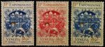 3 vintage italian german poster stamps 1897 Venice Art Exposition            /16