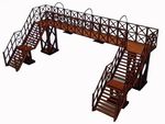 95813 Oost5 Ancorton Oo Gauge Platform Footbridge Kit Model Railway