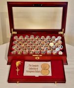 Sacagawea Dollars Proof Set Coins USA The Complete Collection W/ Wood PCS Case