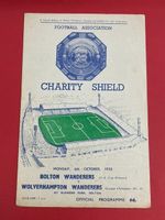 1958 BOLTON WANDERERS V WOLVERHAMPTON WANDERERS 06-10-1958 CHARITY SHIELD