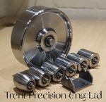 Top & Bottom English Wheel Rollers, Anvils, High Quality, Includes a Cradle
