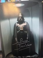 Dave Prowse10x8 signed in silver paint pen StarWars