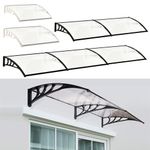 Front Back Garden Porch Patio Outdoor Door Canopy Awnings Rain Shade Shelter