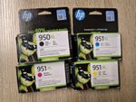 HP 950XL & 951XL Ink Cartridges Genuine Blck Magenta Cyan Yellow CN045AE-CN048AE