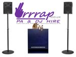 24 hr PA Hire - 700w Funktion One Rig