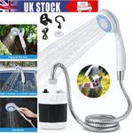 Portable Camping Shower USB Rechargeable Electric Shower Pump For Garden Outdoor