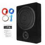 8'' Active Underseat Car Bass Box Audio Subwoofer Sub Speaker Amplifier 12V