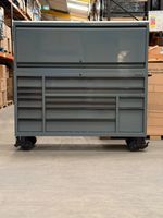 US PRO MASSIVE 2 PC SUPER HEAVY DUTY 72" HUTCH TOOL CHEST BOX CABINET