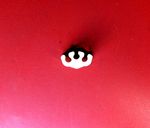 NEW OLD STOCK RETRO WHITE BRAKE CABLE CLIP-FOR 3 CABLES