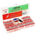 160 PCS Solder Seal Wire Connectors with Solder Paste, Low Melting Point Heat Sh