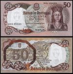 PORTUGAL 50 ESCUDOS (P168) 1964 UNC