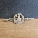 Lovely WW1 Norfolk Regiment Silver Hallmarked Sweetheart Brooch Lee Enfield