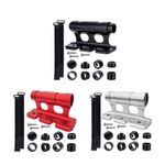 Bike Block Fork Mount, Front Fork Fixed Clip Quick Release Aluminum Alloy Bike