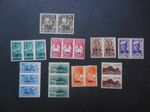 South West Africa 1941/42 bi-lingual pairs of mint stamps  (lot 848)