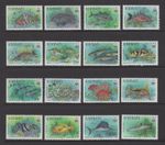M29461 Kiribati 1990 Fish Set X16 UMM Sg 326/40+356 Cat £24.40