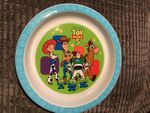 BNWT New Plastic 21cm Plate - Disney Pixar Toy Story 5 - Reusable - Buzz Woody