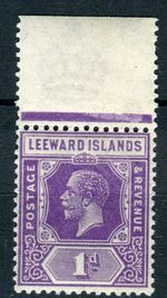 Leeward Islands SG61 1921-32 KGV 1d violet MNH