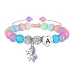 Hidepoo Unicorn Birthday Gifts - Unicorn Bracelet Gifts for Girls, Adjustable...