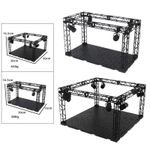 Garage Base Model Display Stage Colorful Projection Lamp Stage for