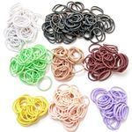 Seamless Hair Ties Elastic Bobbles Thick Snag Free Bands Women Girls Ponytail