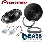 Ford Fiesta MK7 2008 On Pioneer 480 Watts Front Door Car Speakers Upgrade Kit