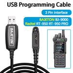 USB Programming Cable For Radtel RT-950 RT-950 PRO Bajeton BJ-9000 Ham Radio