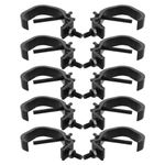 10 PCS Light Fixture Hook Lighting Clamps for Stage Aluminum Truss