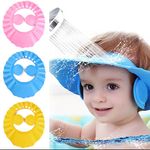 Adjustable Baby kids Shampoo Bath Shower Hat Cap Wash Hair Waterproof Shield