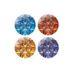 Swarovski Zirconia Round Cut Loose Cubic Zirconia Gemstones - Jewelry Making