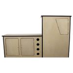 VW T4 Transporter Motorhome Camper Van Kitchen Unit Pod, 18mm MDF