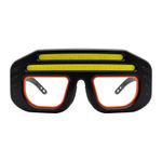 Safety Glasses with Lights | Rechargeable Adjustable Headlamp with Motion Sensor