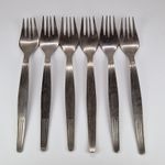 Rare Vintage Soviet 6 Titanium Fork Set Special Forces Climber USSR 1960s Retro