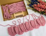 Macrame Kit Leaves garland crafts DIY kit