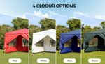 3x3m 3x6m 3x9m Garden Gazebo Outdoor Marquee Canopy PE Party Tent UK With Sides