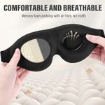 Blackout Sleep Eye Mask Super High Quality Black Out Sleep Mask 3D UK