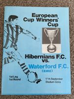 HIBERNIANS FC V WATERFORD EUROPEAN CUP WINNERS’ CUP 17/09/1980